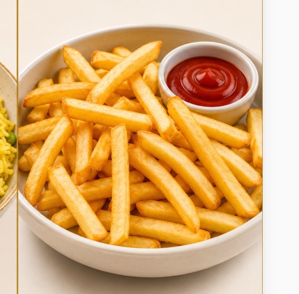 87. POMMES FRITES – Taj Samarkand Restaurant Neuss