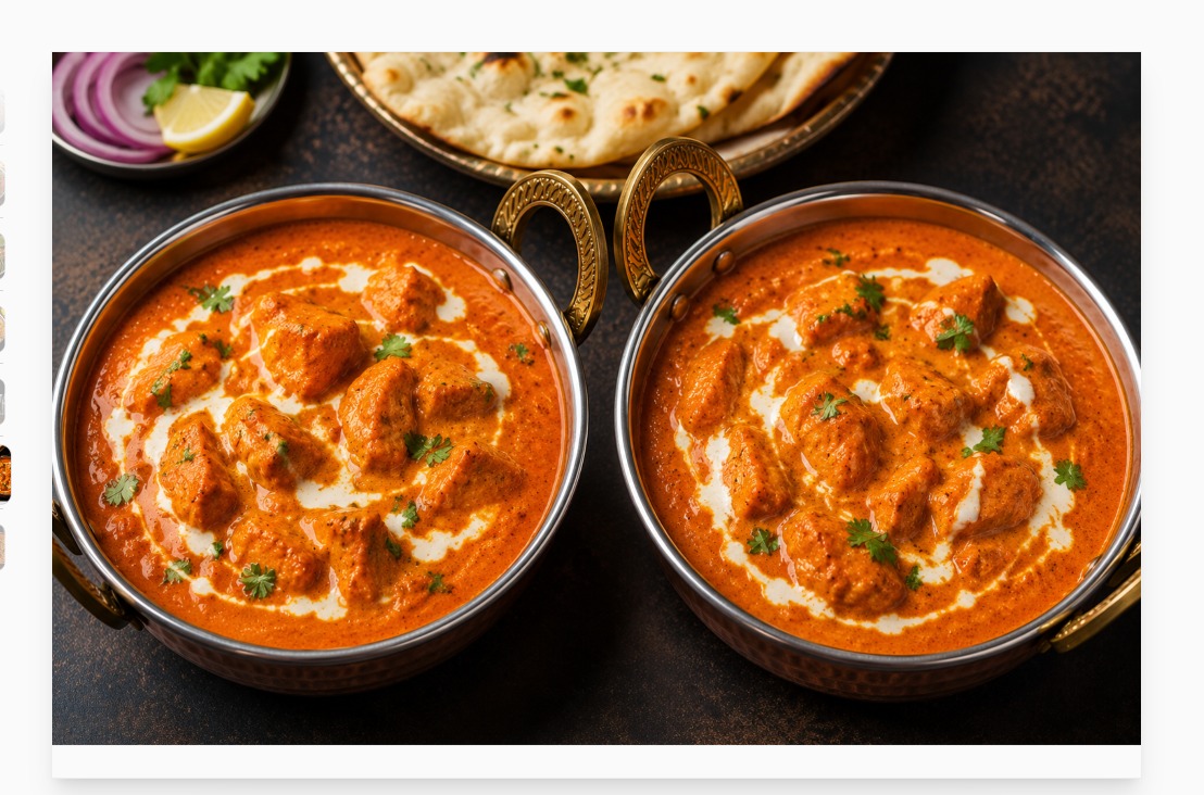 2 für 1 Butter Chicken – Taj Samarkand Restaurant Neuss